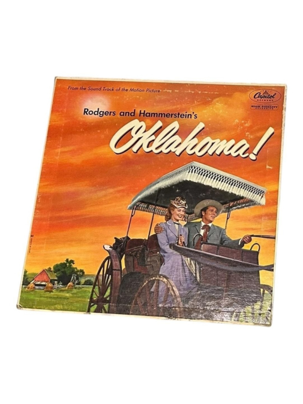 Vintage Rodgers & Hammerstein Oklahoma! Soundtrack 12" Black Vinyl LP Capitol